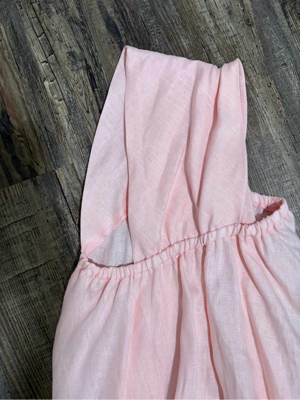 Aakasha Women’s One Shoulder Maxi Linen Dress $135.00 Size Medium New With Tags — image 6 of 8
